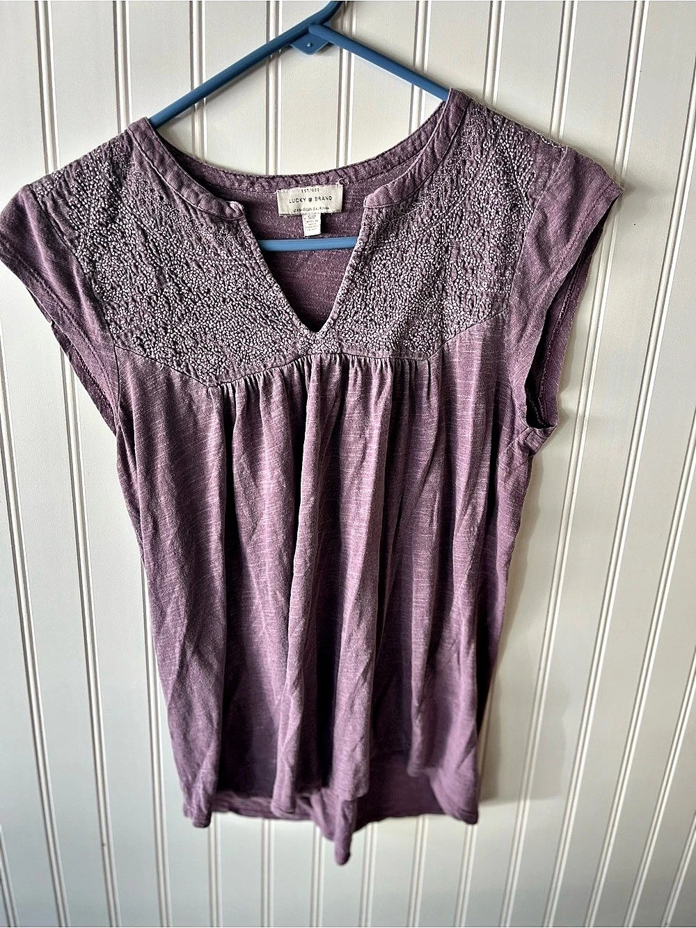 Lucky Brand Purple Tunic Size Small/Petite